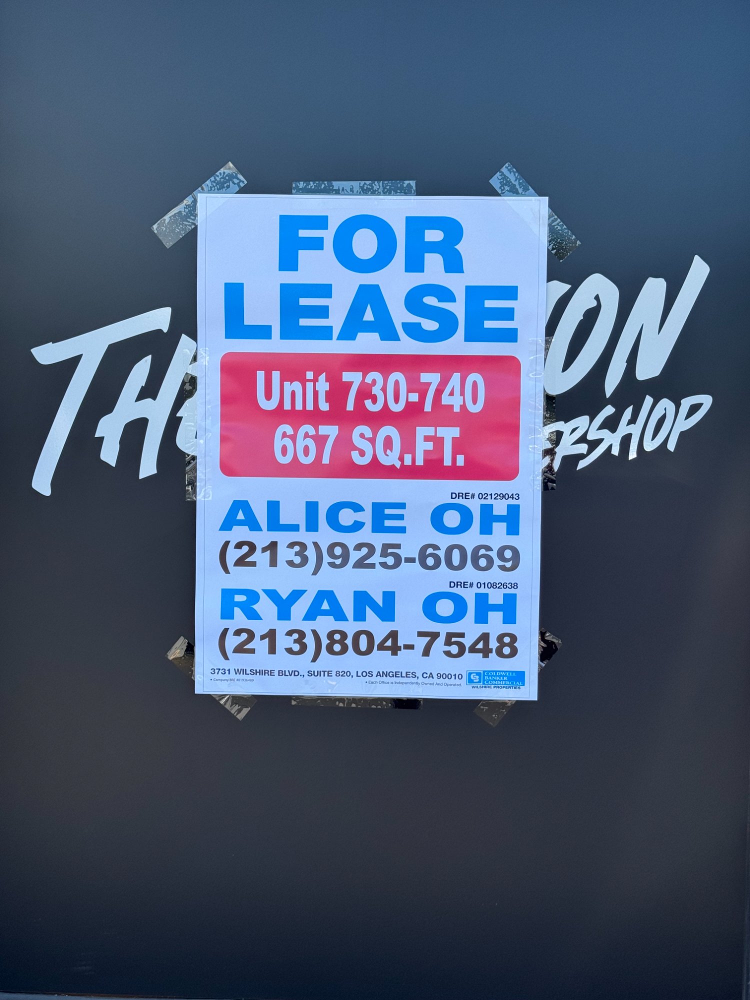 For lease 667 sqft Koreatown